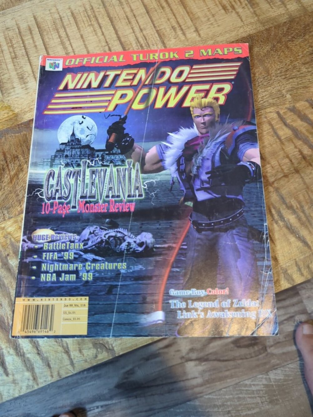 Nintendo Power Magazine Vol 116 Castlevania 1999 with ODT Poster NO Comic 1121